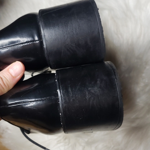 ZARA Trafaluc Heeled Blucher Studded Lace-Up Oxford Shoes 39 8 - Picture 12 of 15